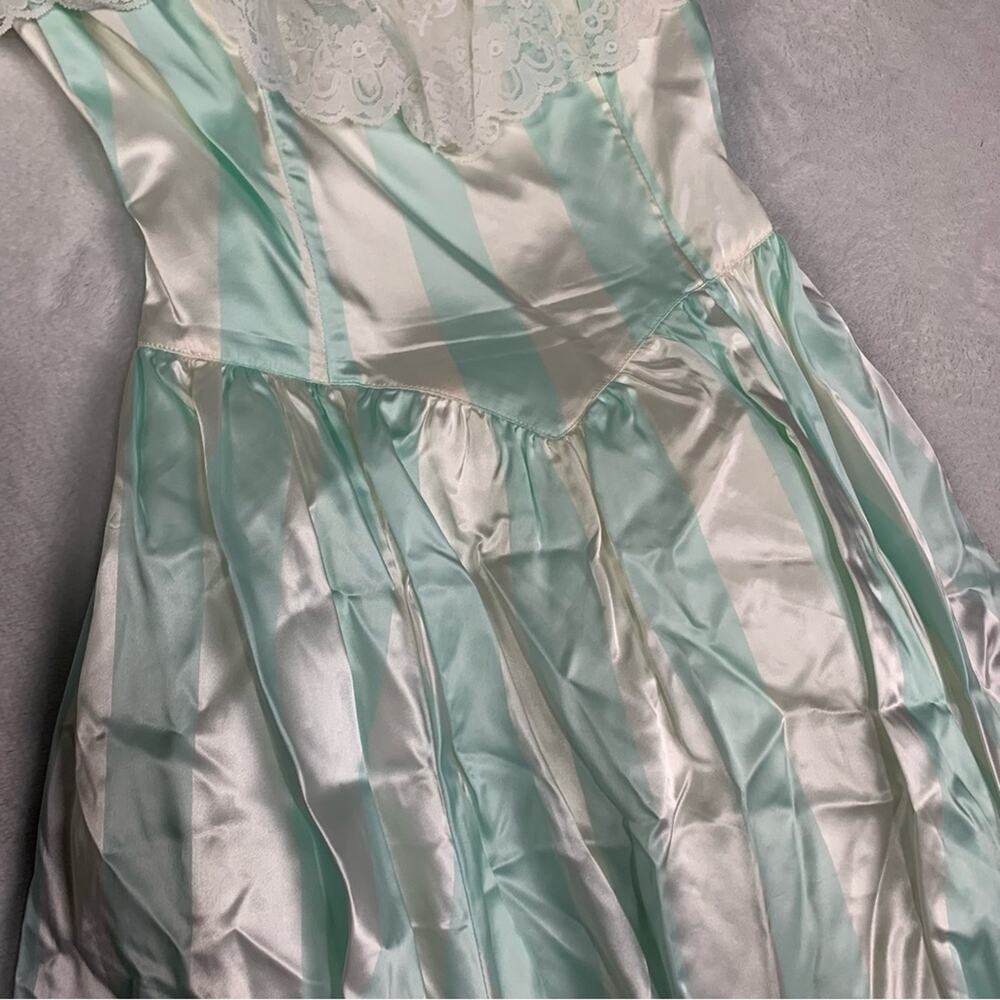 Gunne Sax juniors 11 women's small xs southern belle stripe dress frilly girly - Picture 12 of 14
